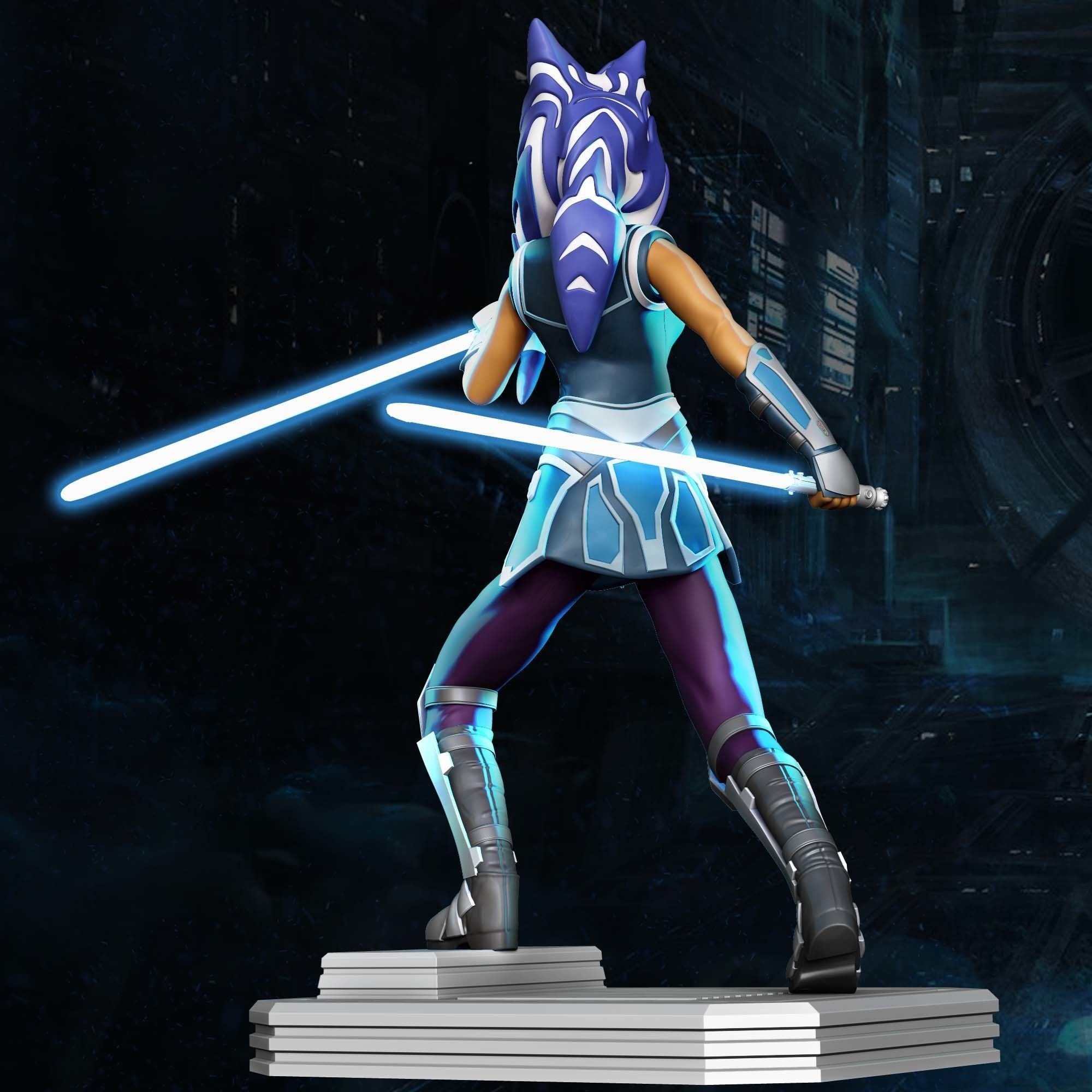 Ashoka Thano Star Wars model 2 3D print model_2