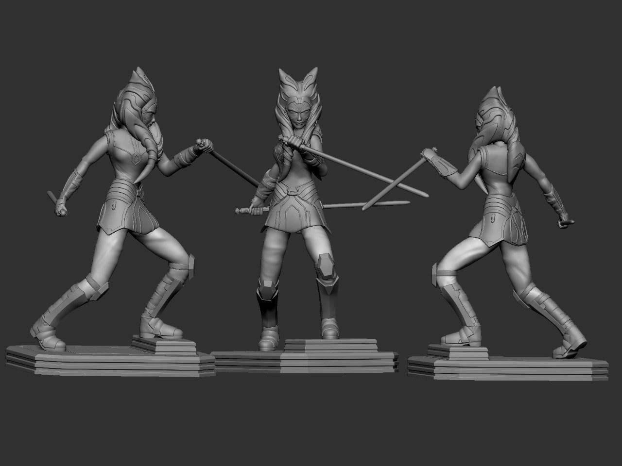 Ashoka Thano Star Wars model 2 3D print model_6