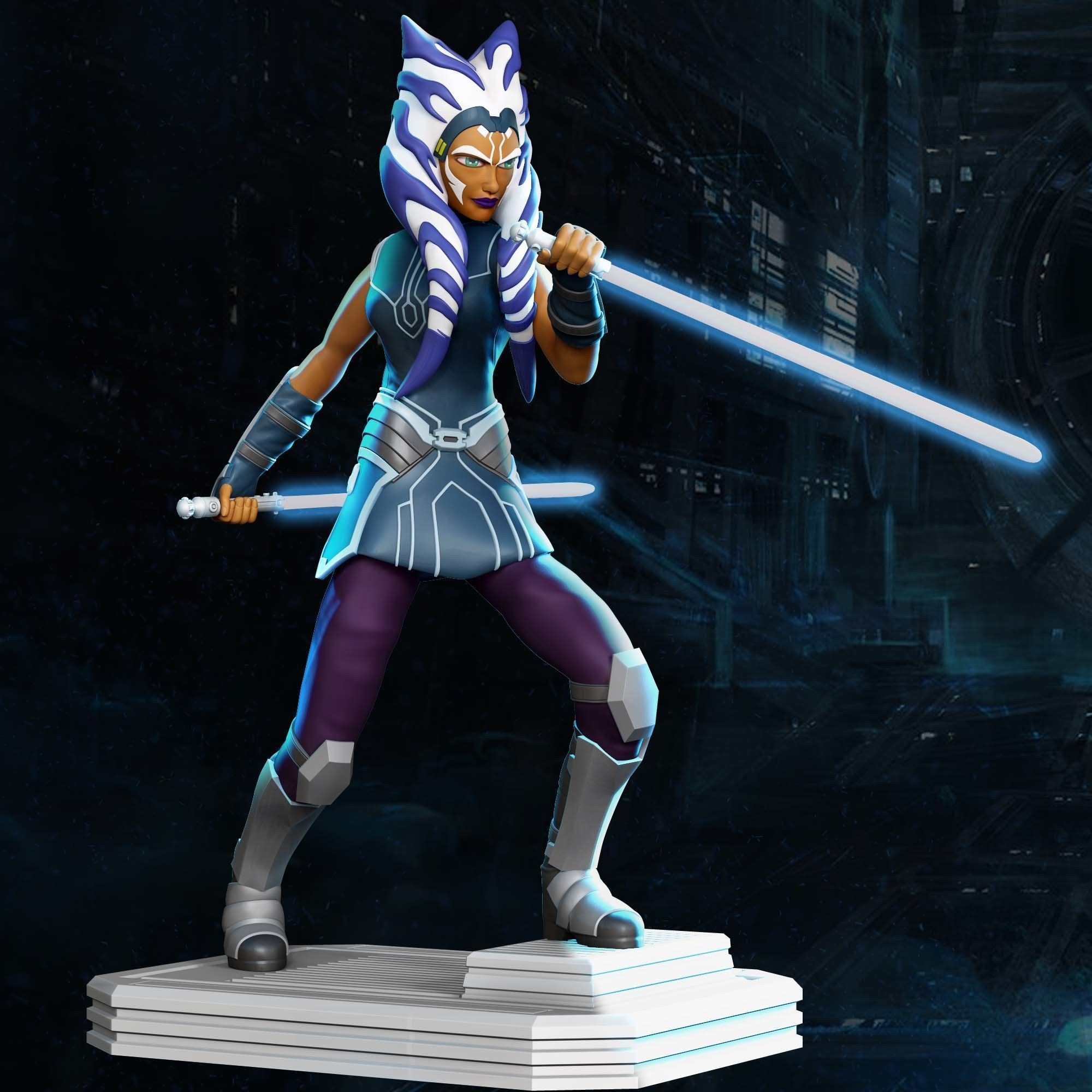 Ashoka Thano Star Wars model 2 3D print model_1