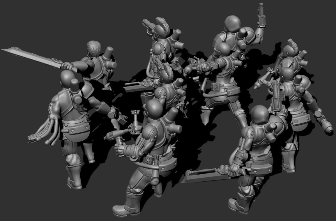Cyberzerkers - Thrashers 3D print model_7