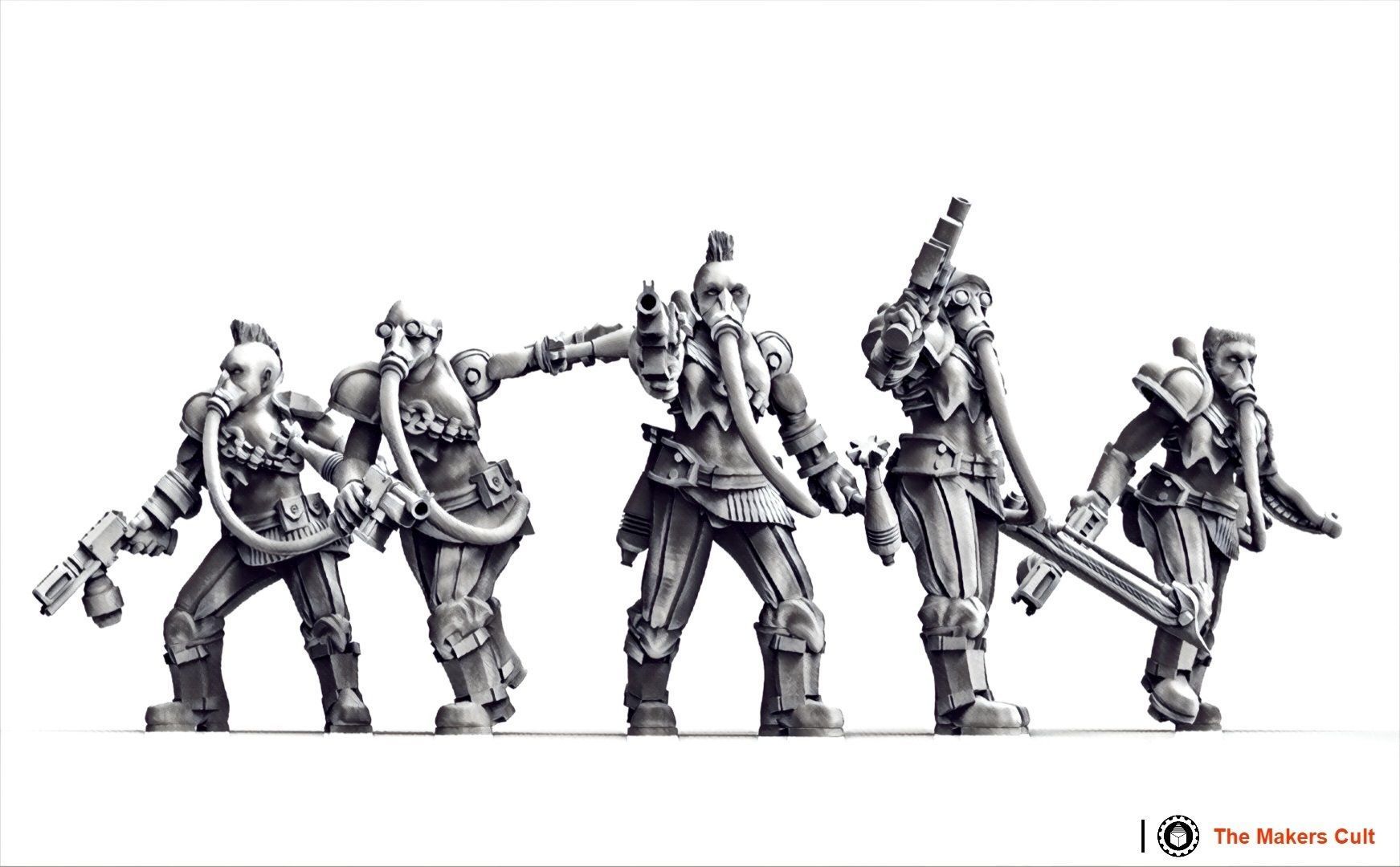 Cyberzerkers - Thrashers 3D print model_2