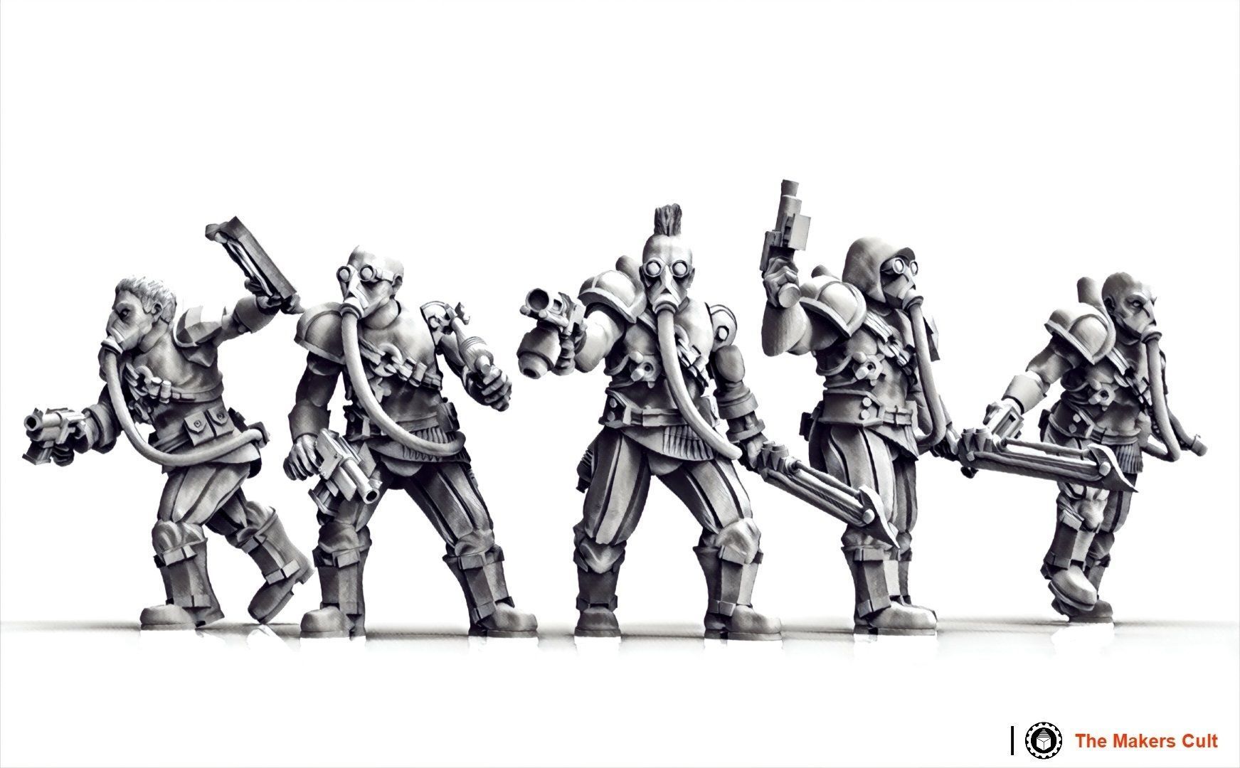 Cyberzerkers - Thrashers 3D print model_1