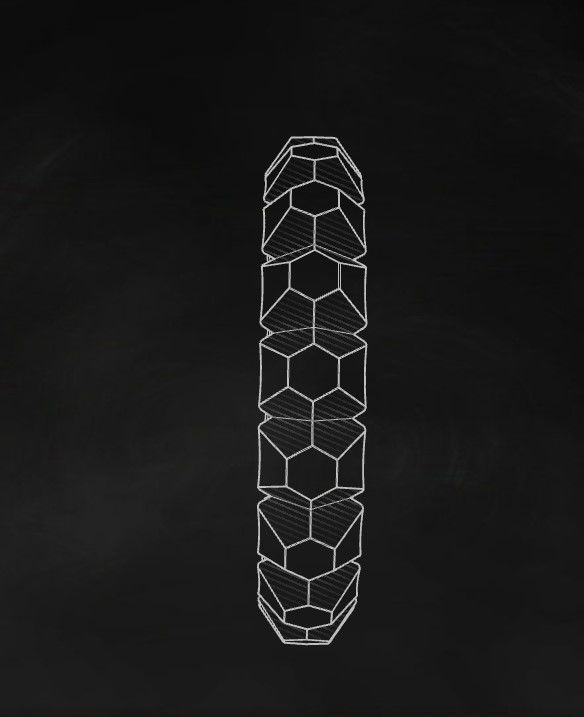 Model 232 Facet Hexagonal Ring 2 EU Size 13 Rings 3D print model_13