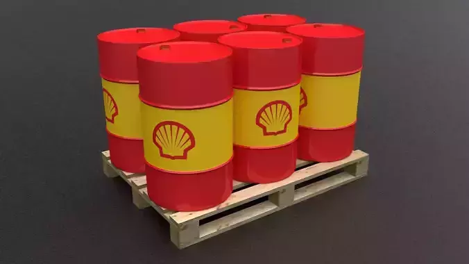 Shell Barrel With Pallet