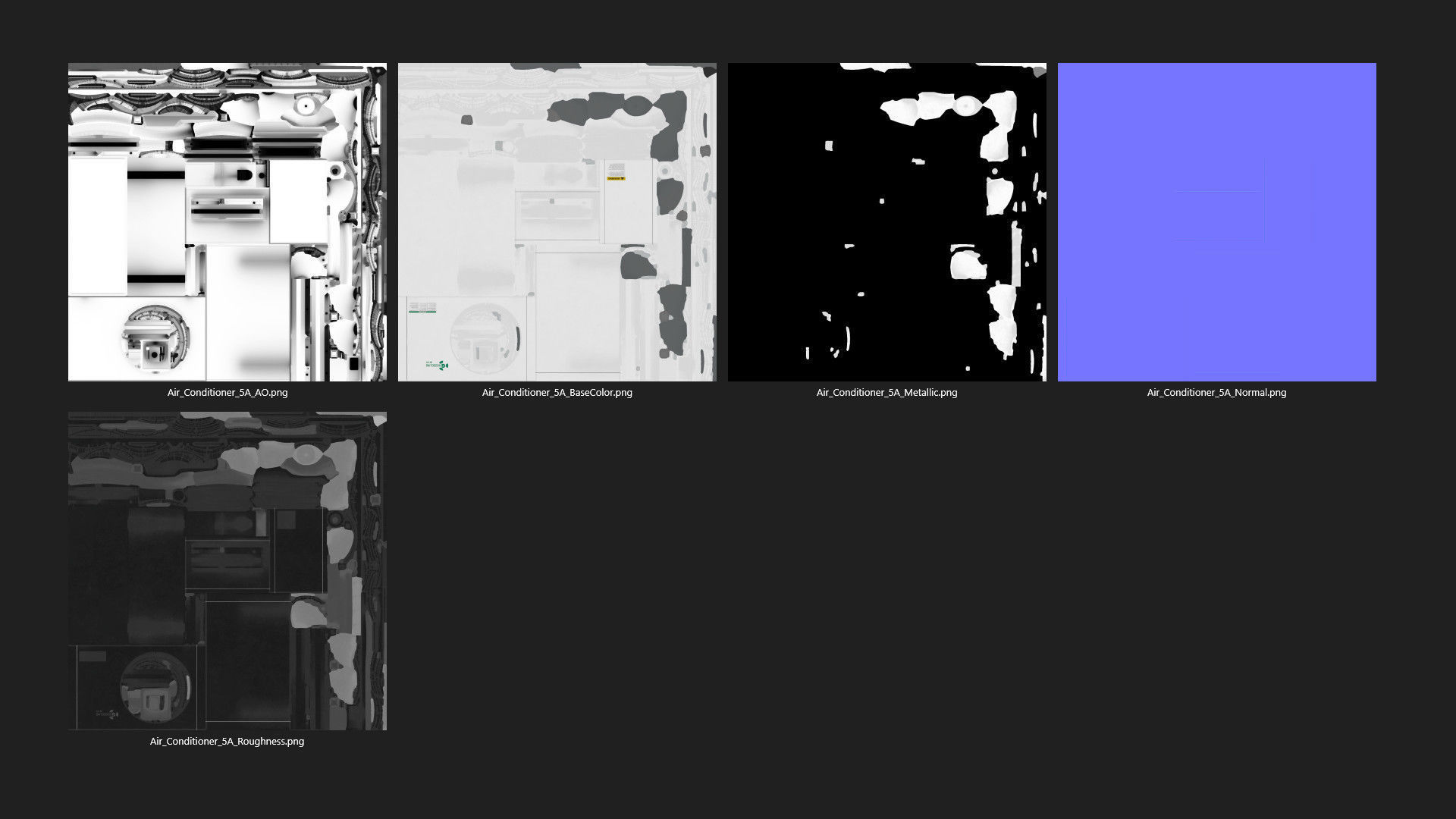 Portable Building 1A Low-poly 3D model_12