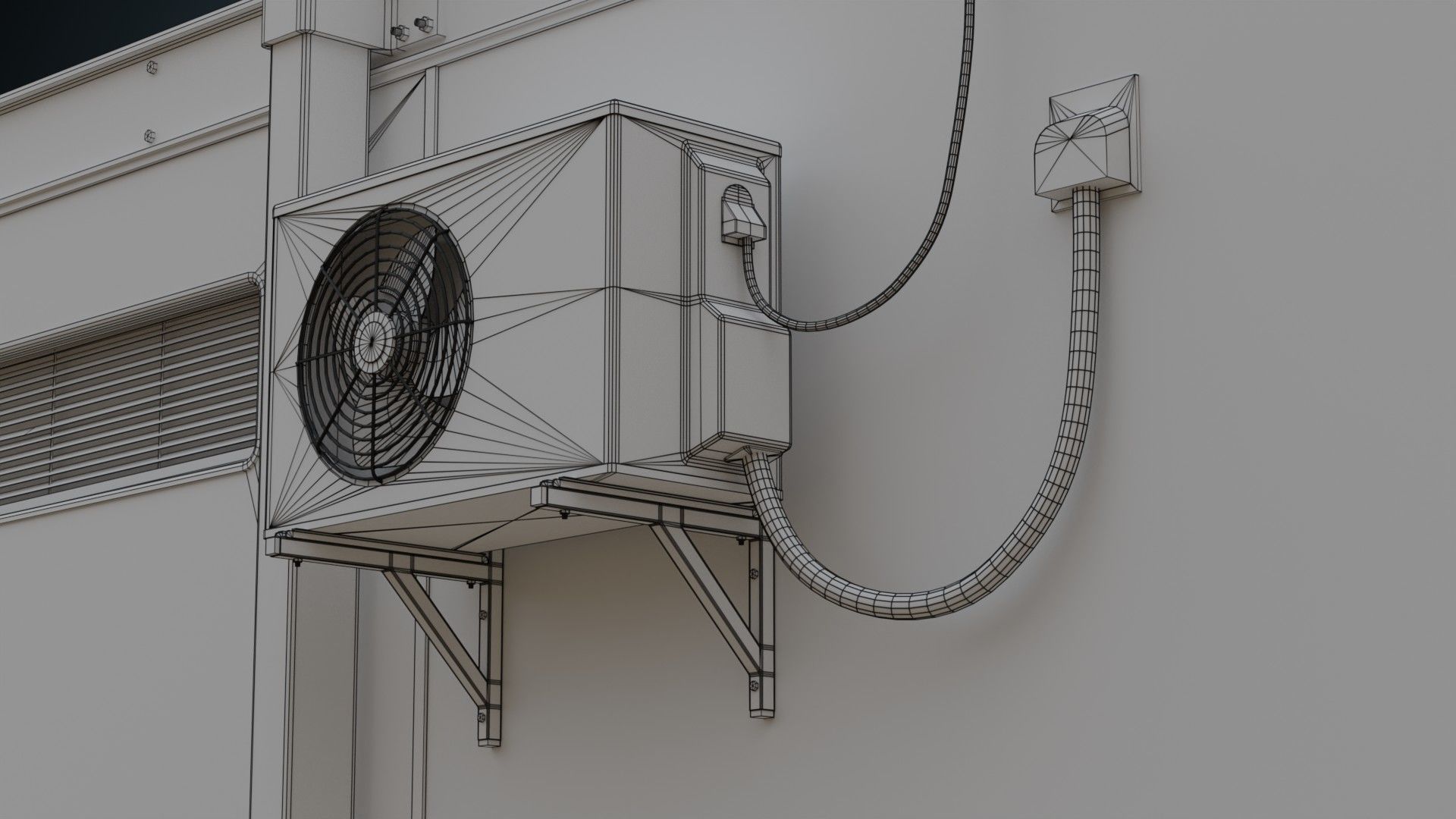 Portable Building 1A Low-poly 3D model_10