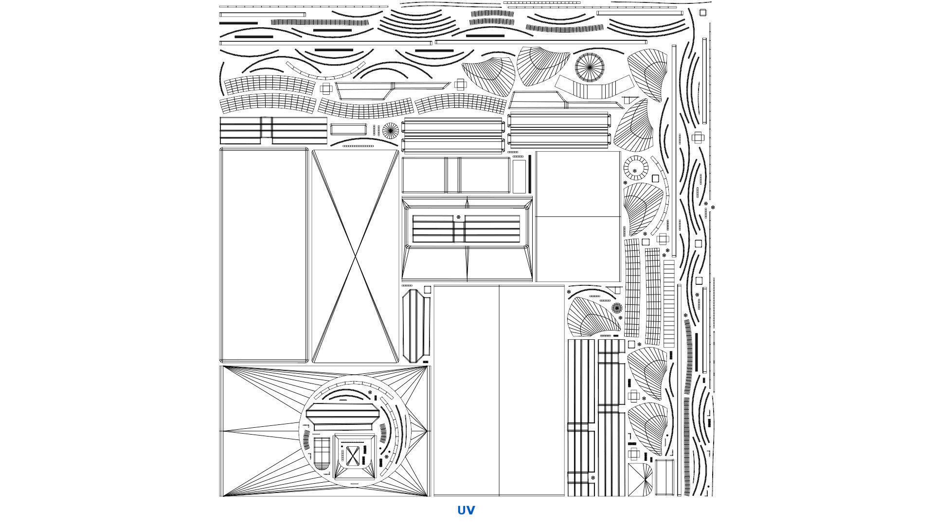 Portable Building 1A Low-poly 3D model_11