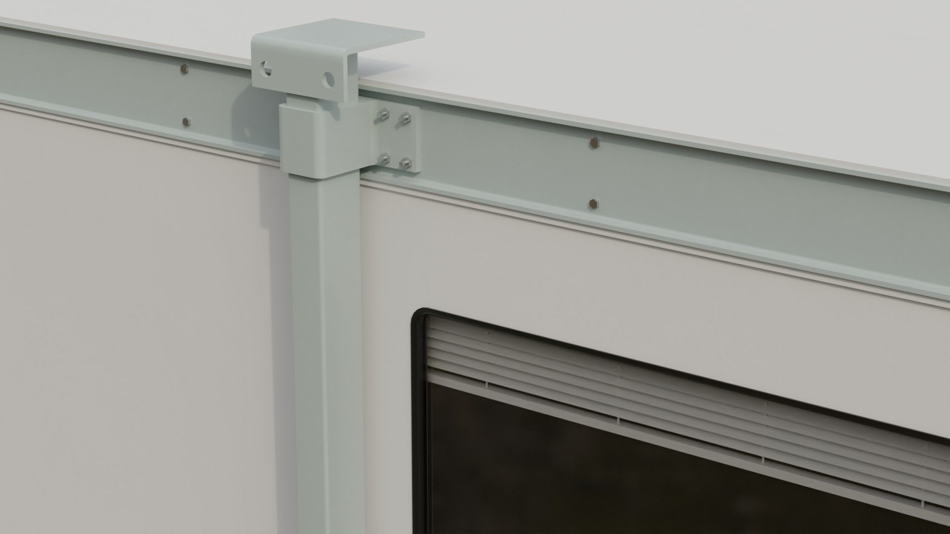 Portable Building 1A Low-poly 3D model_5