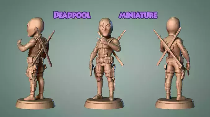 Deadpool Miniature -Mini FanArt