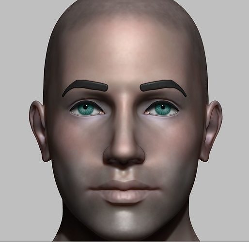 Human Character Low-poly 3D model