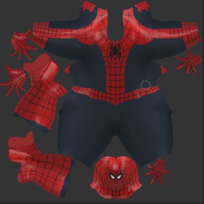 Spider-Man spider man Low-poly 3D model_5