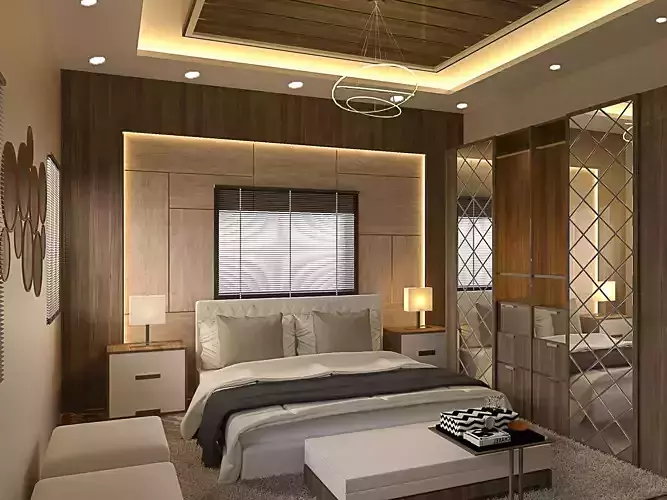 Bedroom Interior 3D Model