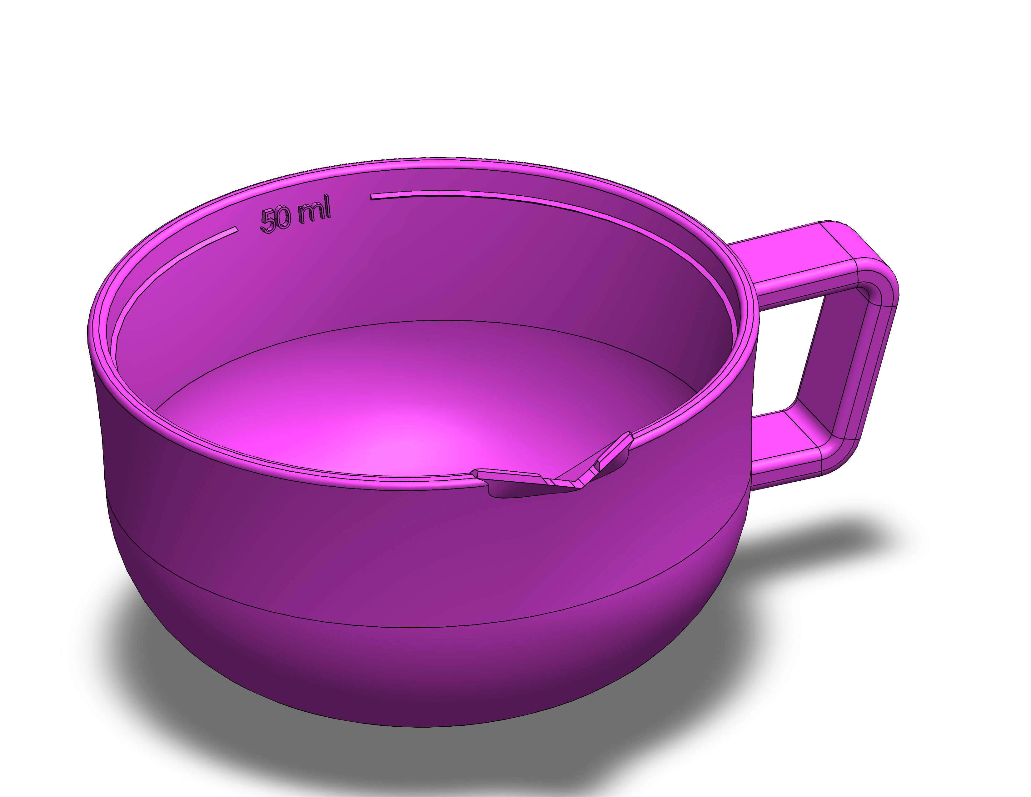 Measuring tool for volume 3D print model 3D print model_4