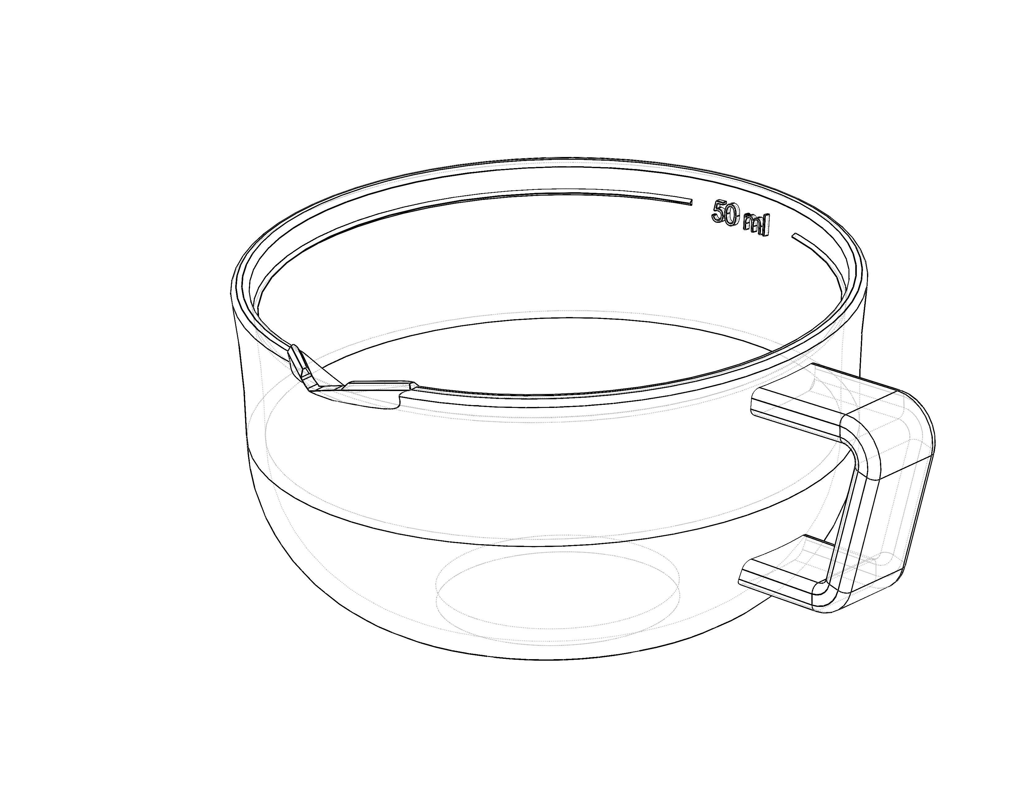 Measuring tool for volume 3D print model 3D print model_3