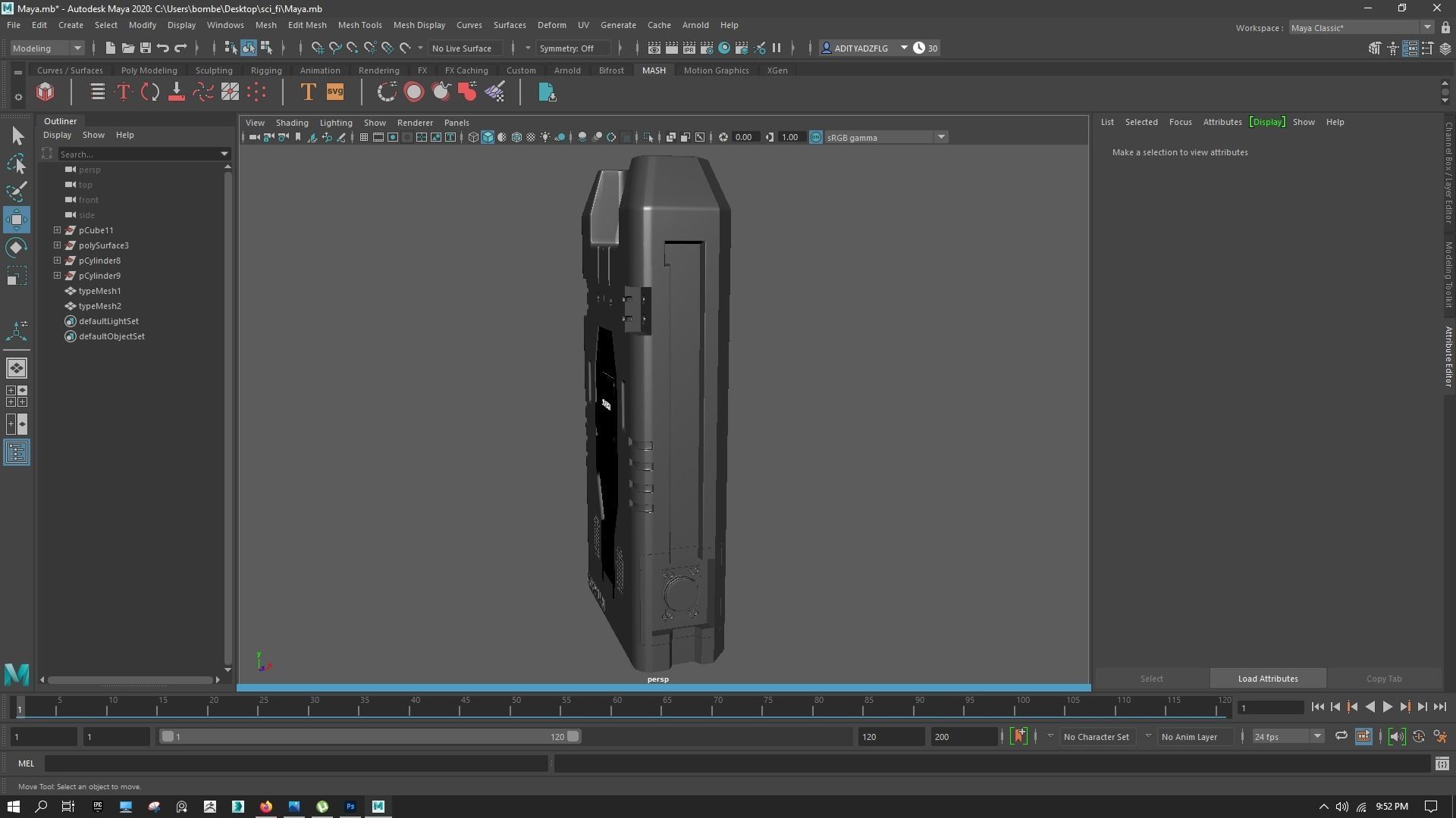 Sci-Fi Crate Free 3D model_2