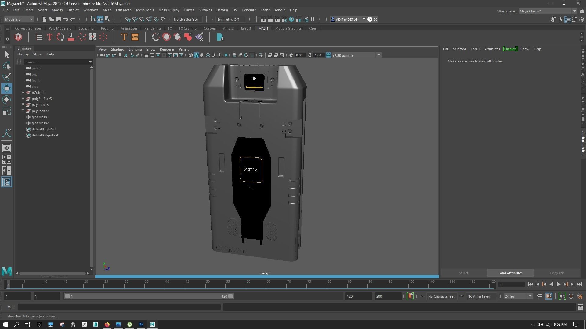 Sci-Fi Crate Free 3D model_1