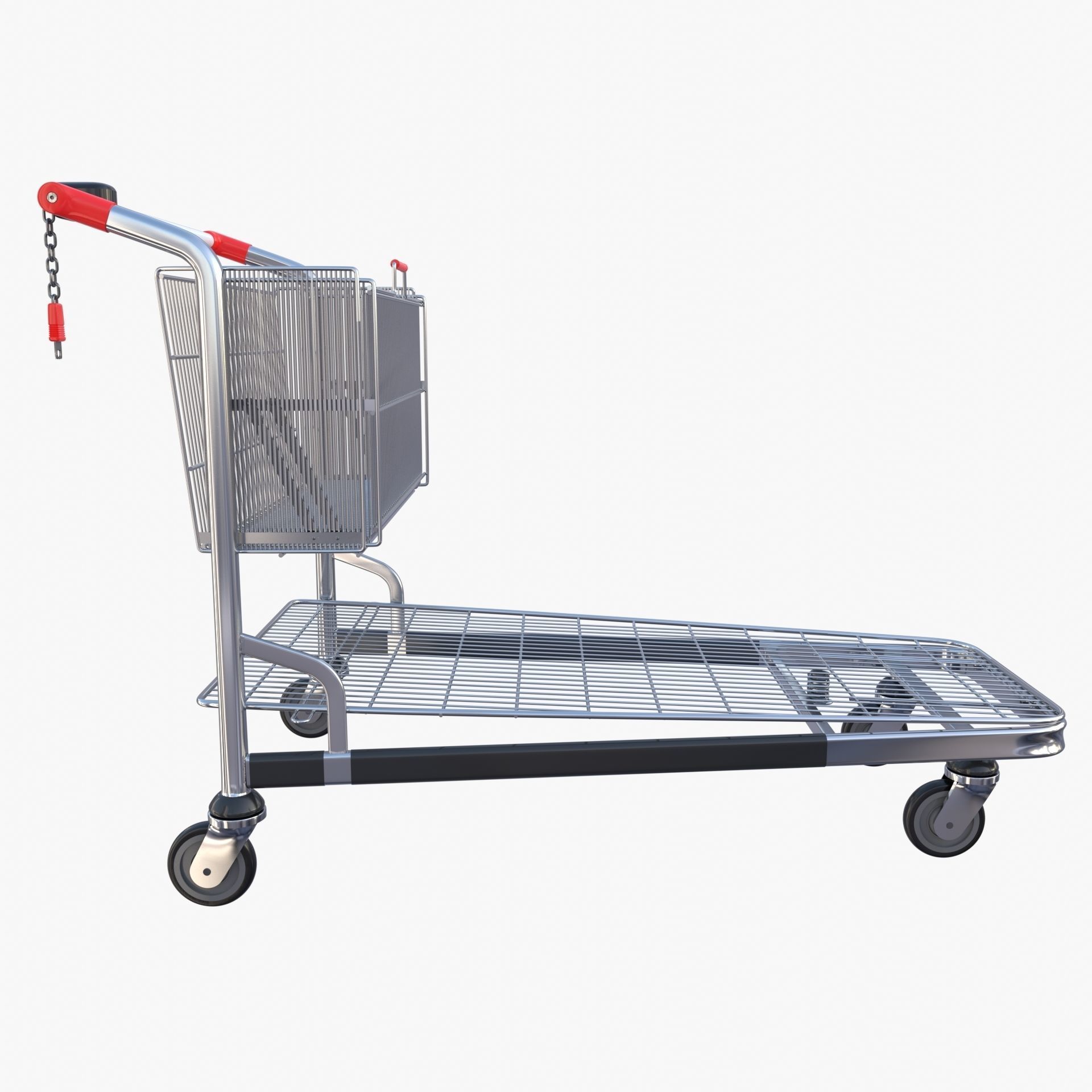 Shopping cart v2 3D model_5