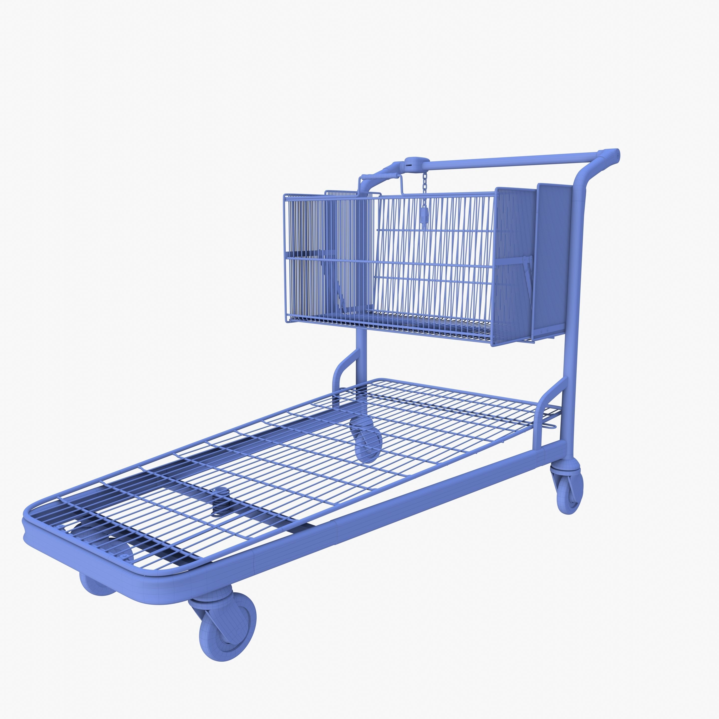 Shopping cart v2 3D model_15