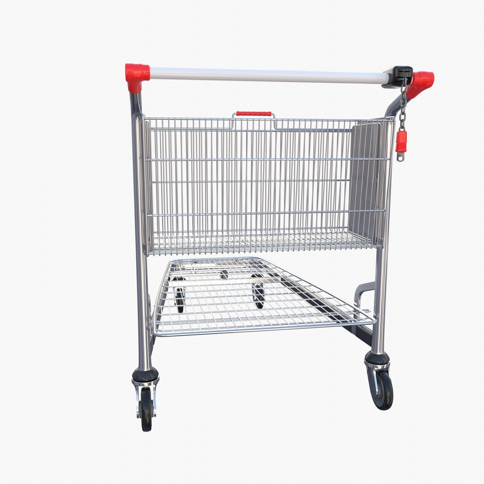 Shopping cart v2 3D model_3