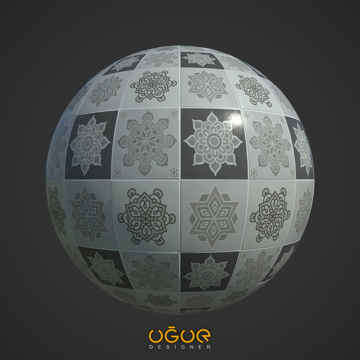 Marble PBR Material Texture_3