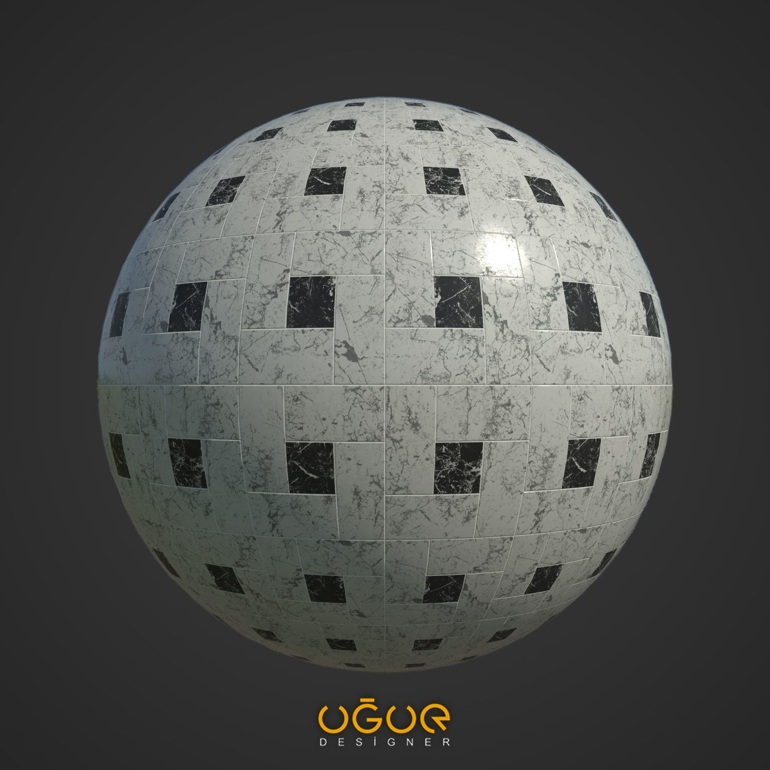 Marble PBR Material Texture_2