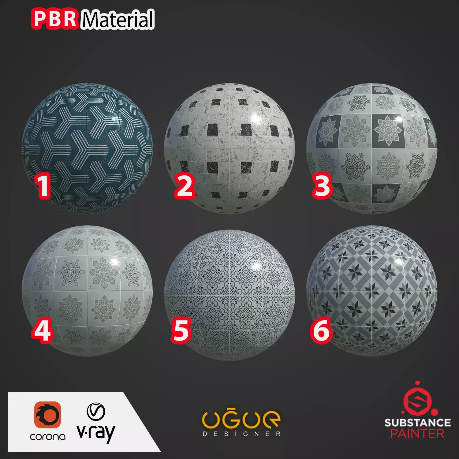 Marble PBR Material Texture_0