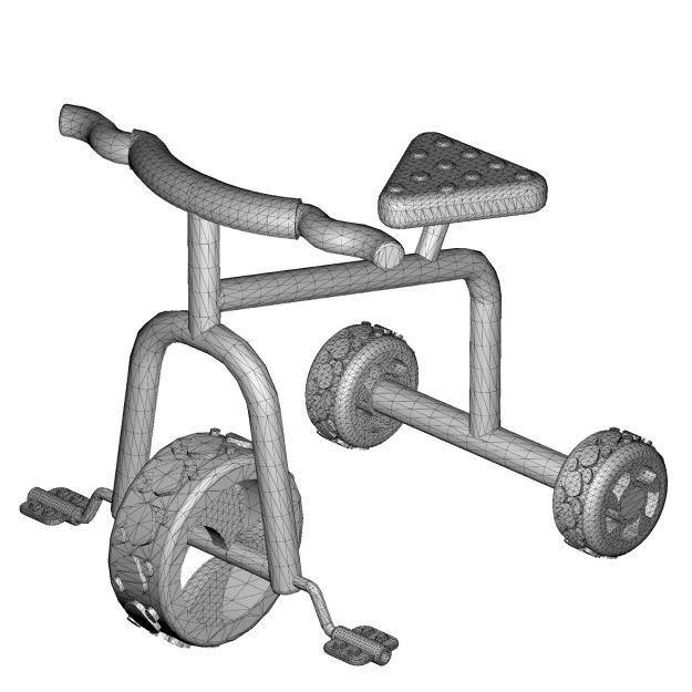 Kids Tricycle 3D print model_2
