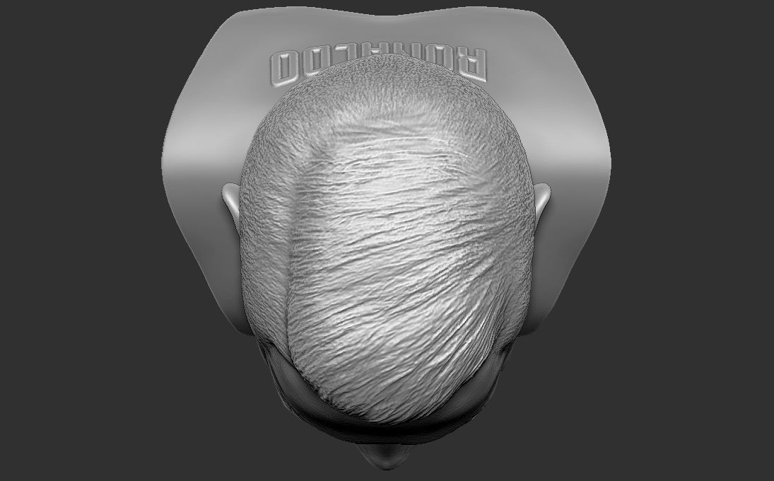 Cristiano Ronaldo Juventus bust for 3D printing 3D print model_15