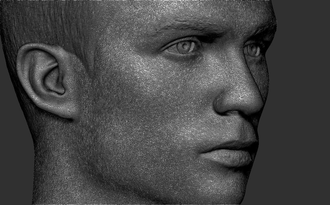 Cristiano Ronaldo Juventus bust for 3D printing 3D print model_31