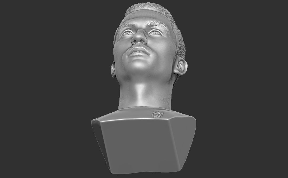 Cristiano Ronaldo Juventus bust for 3D printing 3D print model_21