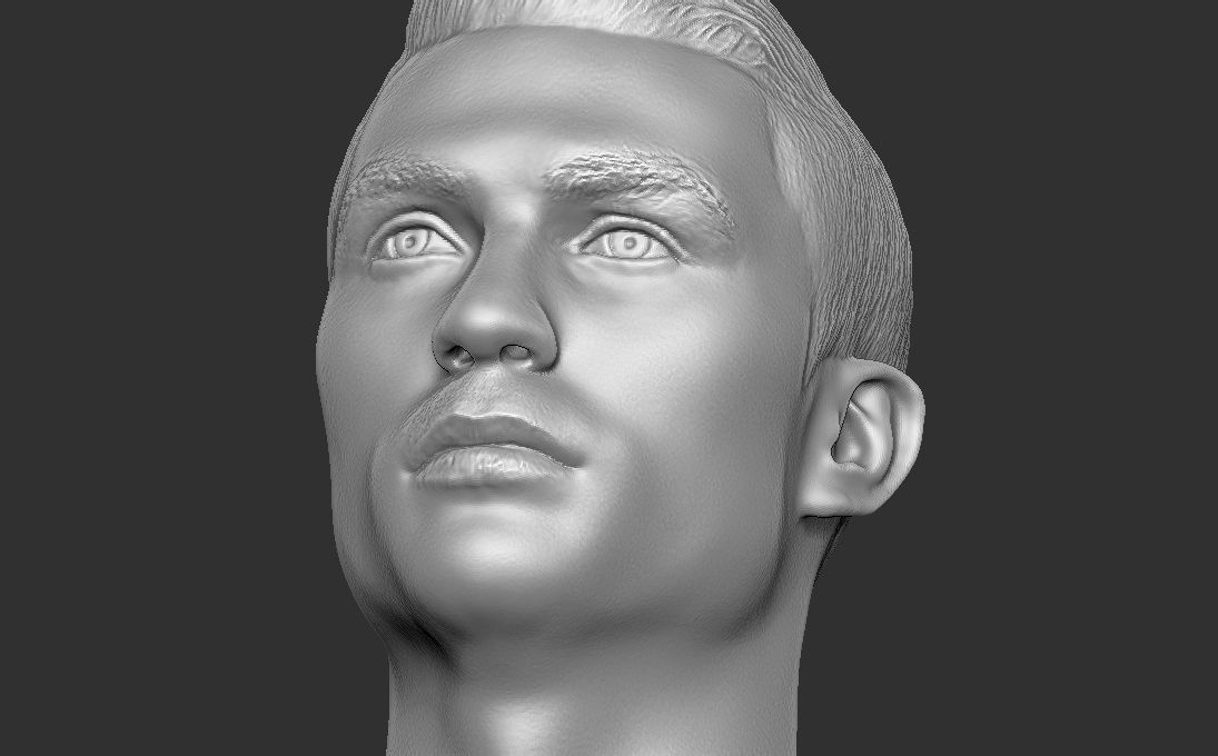 Cristiano Ronaldo Juventus bust for 3D printing 3D print model_19