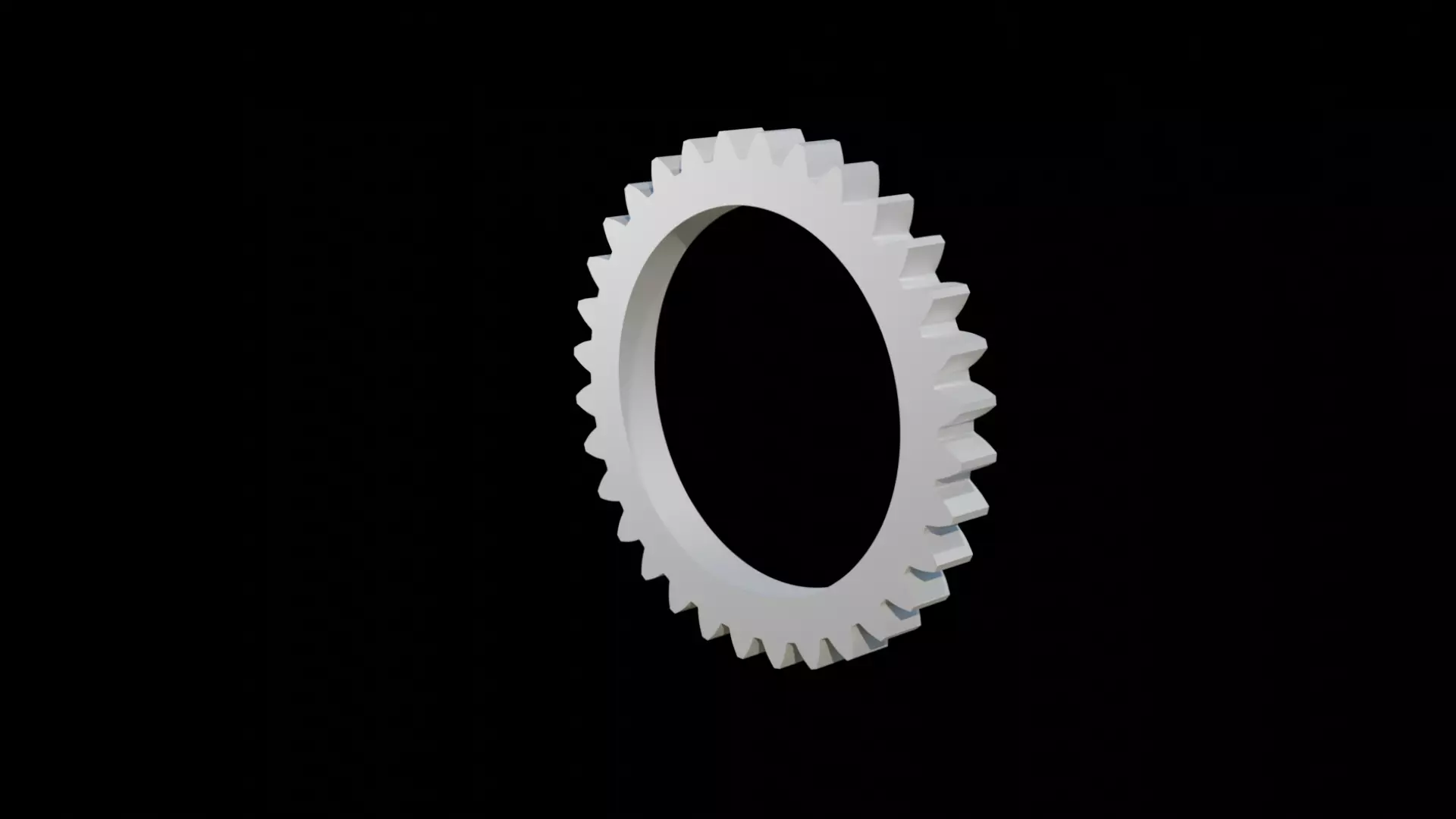 Gear 3D sprocket Free 3D model_0