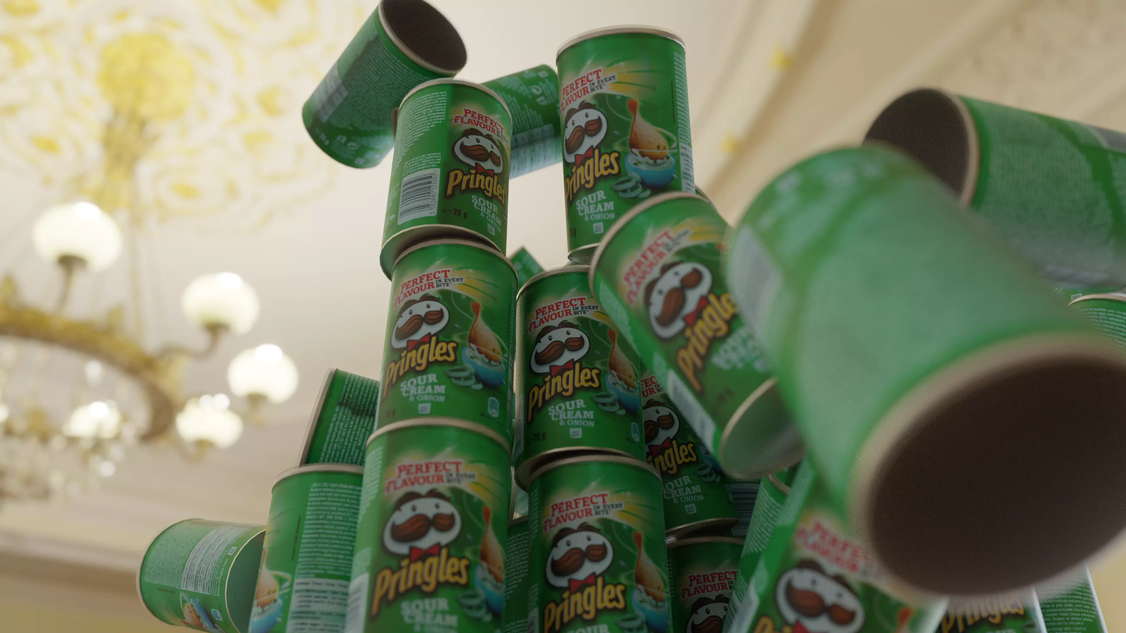pringals tin Free 3D model