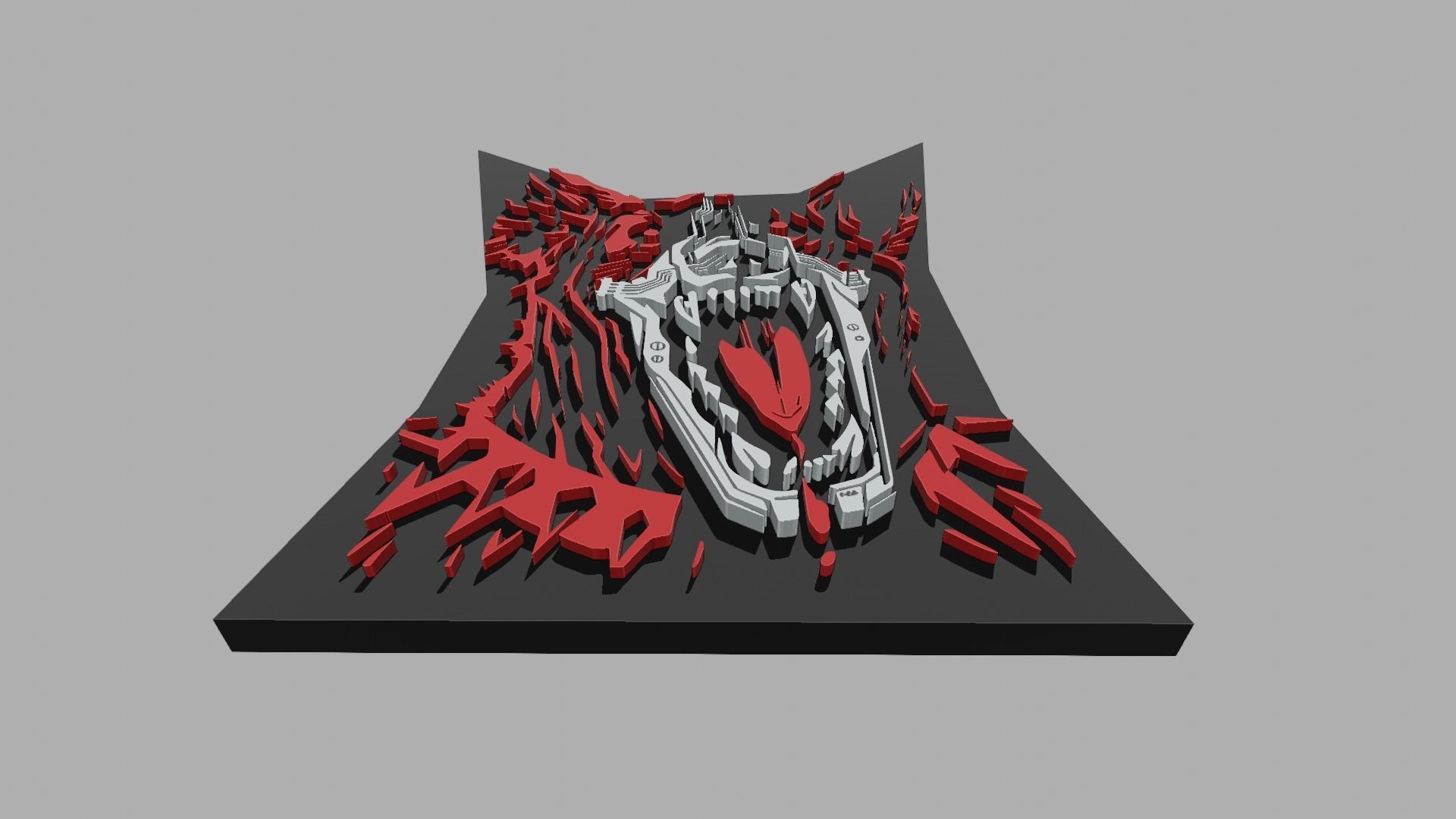 Dog Logo Cyberpunk 2077 Fan Art 3D print model_2