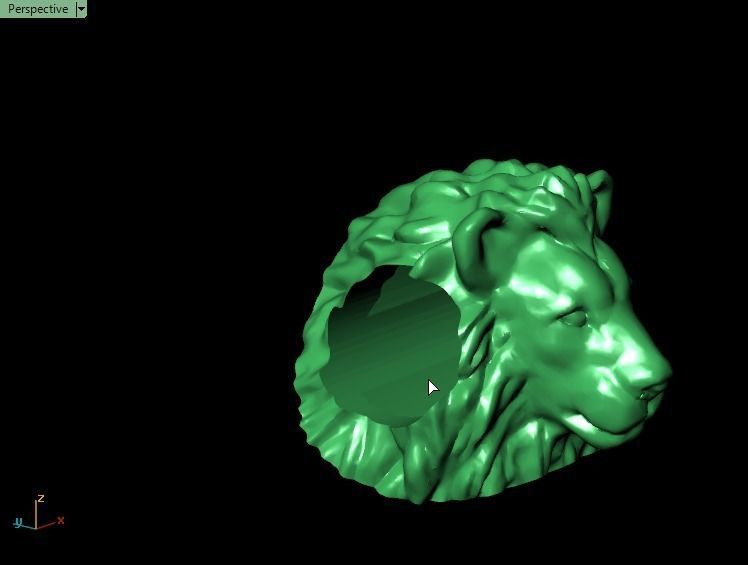 Lion Bracelet 3D print model_15