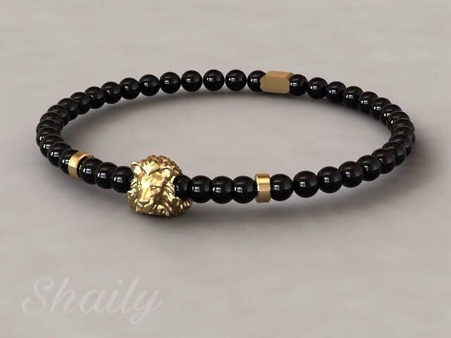 Lion Bracelet 3D print model