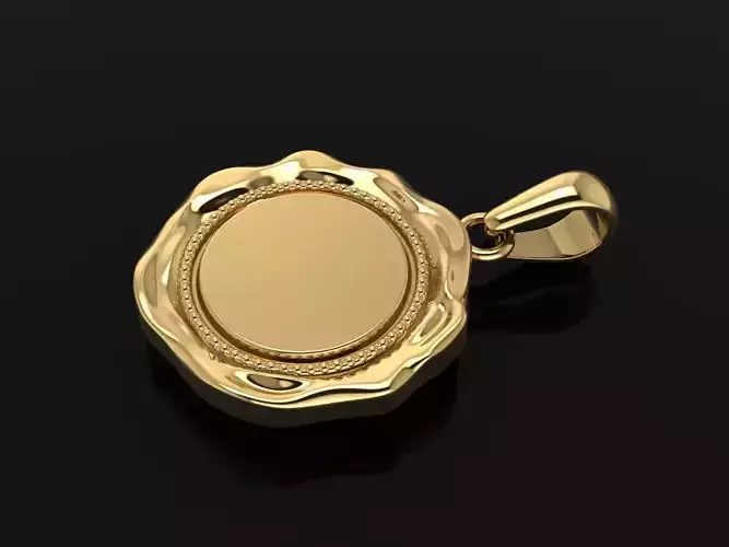 Wax Stamp ID Pendant