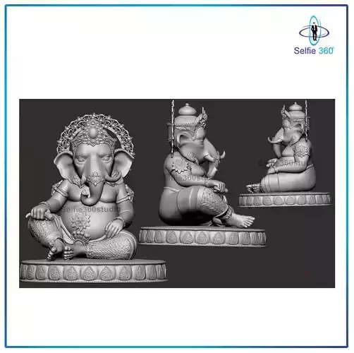 Ganesha Idol 3D Printable model 7