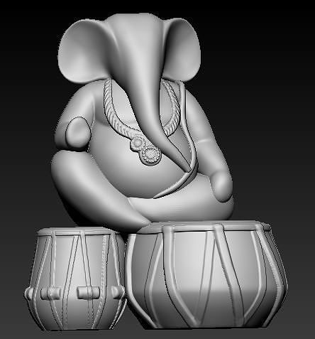 Ganesha Idol 3D Printable model 9 3D print model