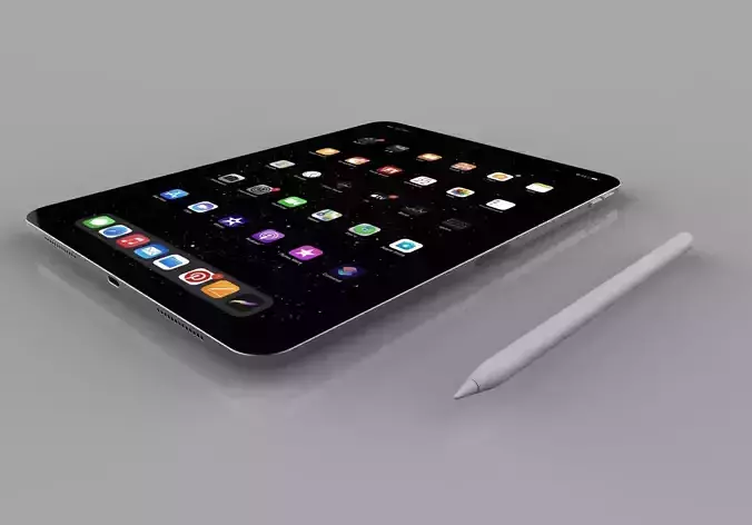 iPAD 11 pro 2020 3d model for render and animarion 3D model