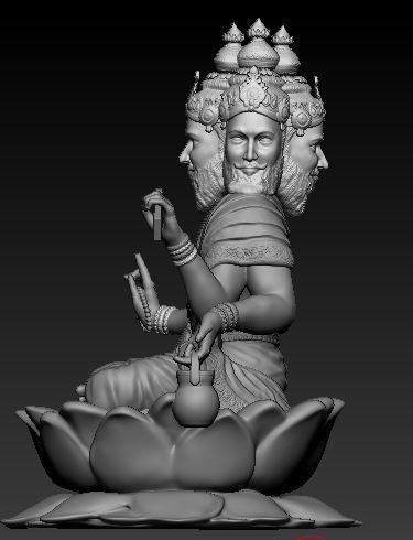 Brahma Idol 3d printable model  1 3D print model_2