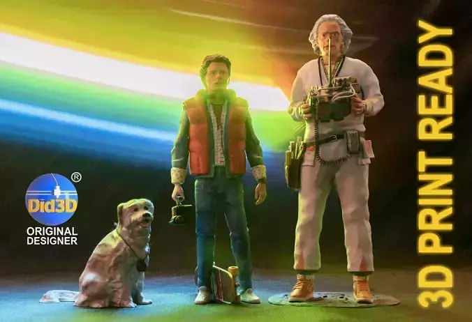 Doc Marty  Einstein Pack 1-8 Scale  3D print model