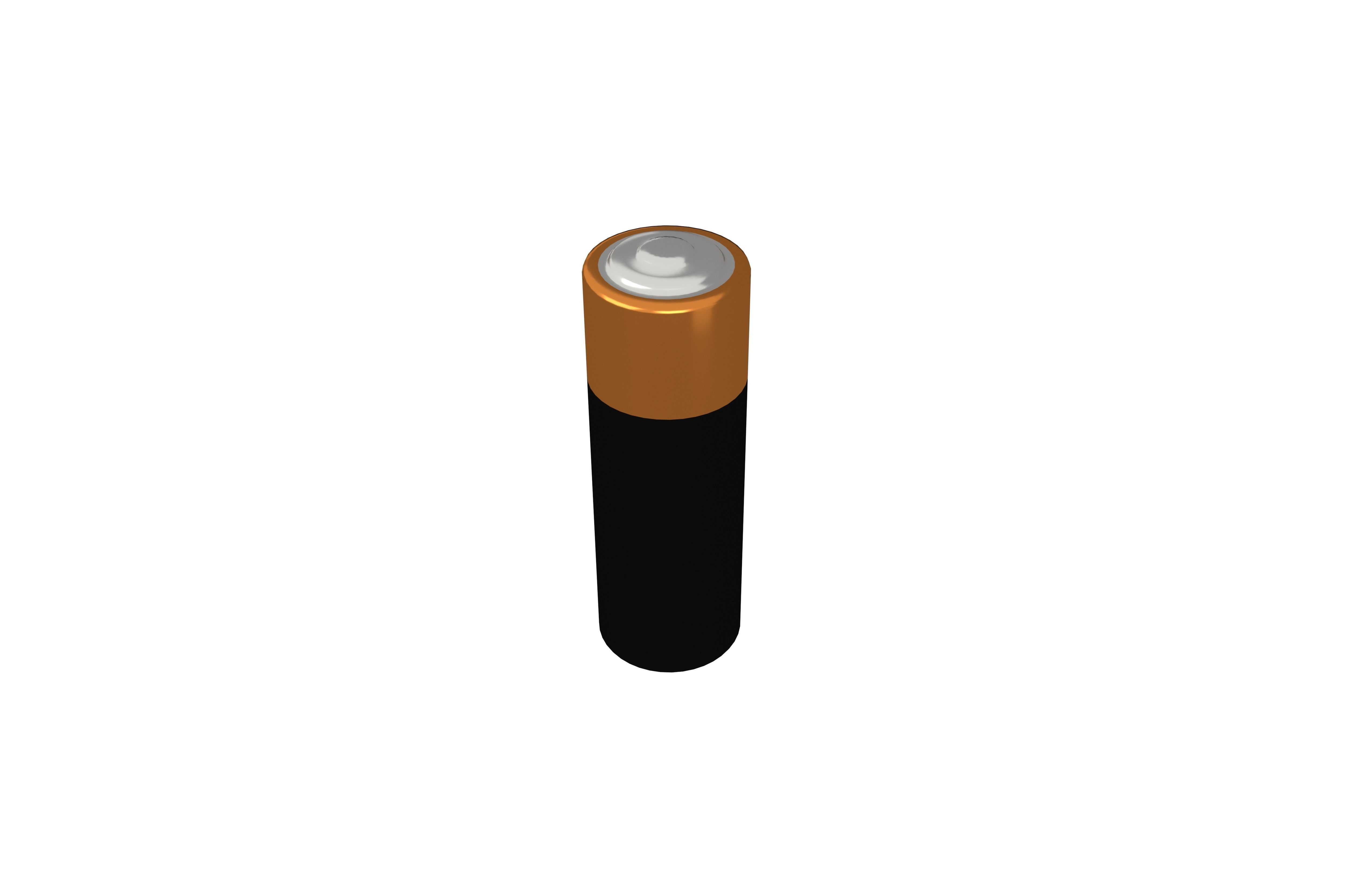 Battery v1 001 Low-poly 3D model_2