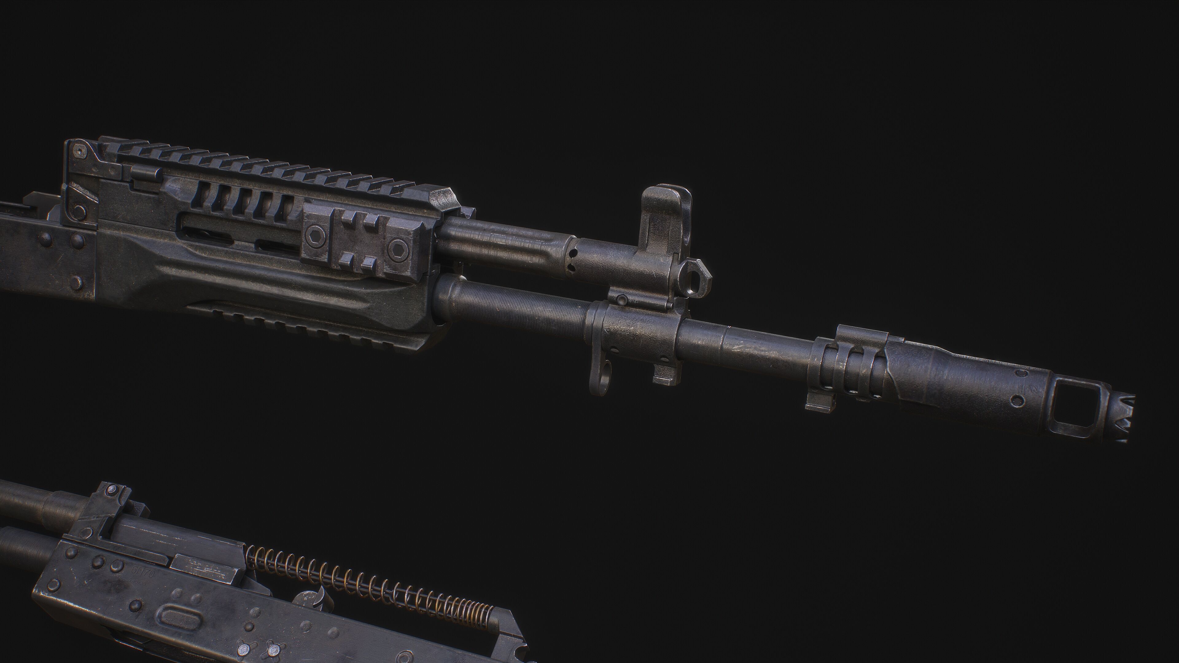 AK 12 Low-poly 3D model_5