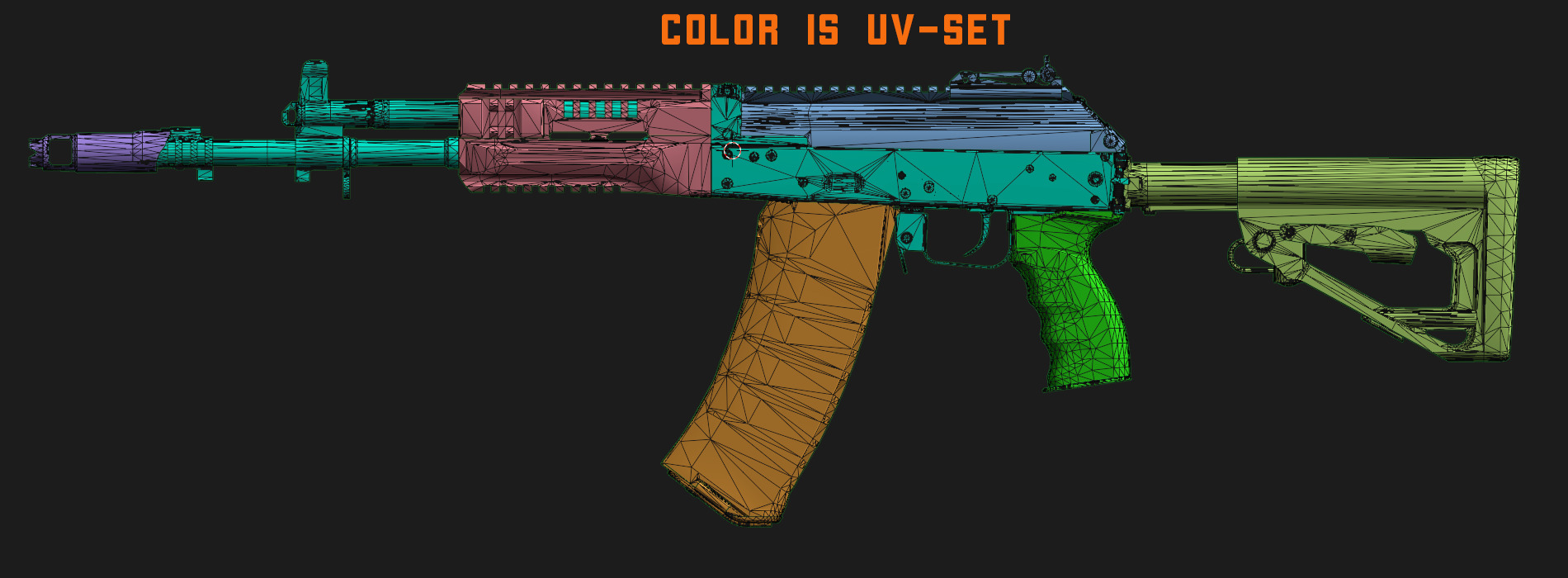 AK 12 Low-poly 3D model_13
