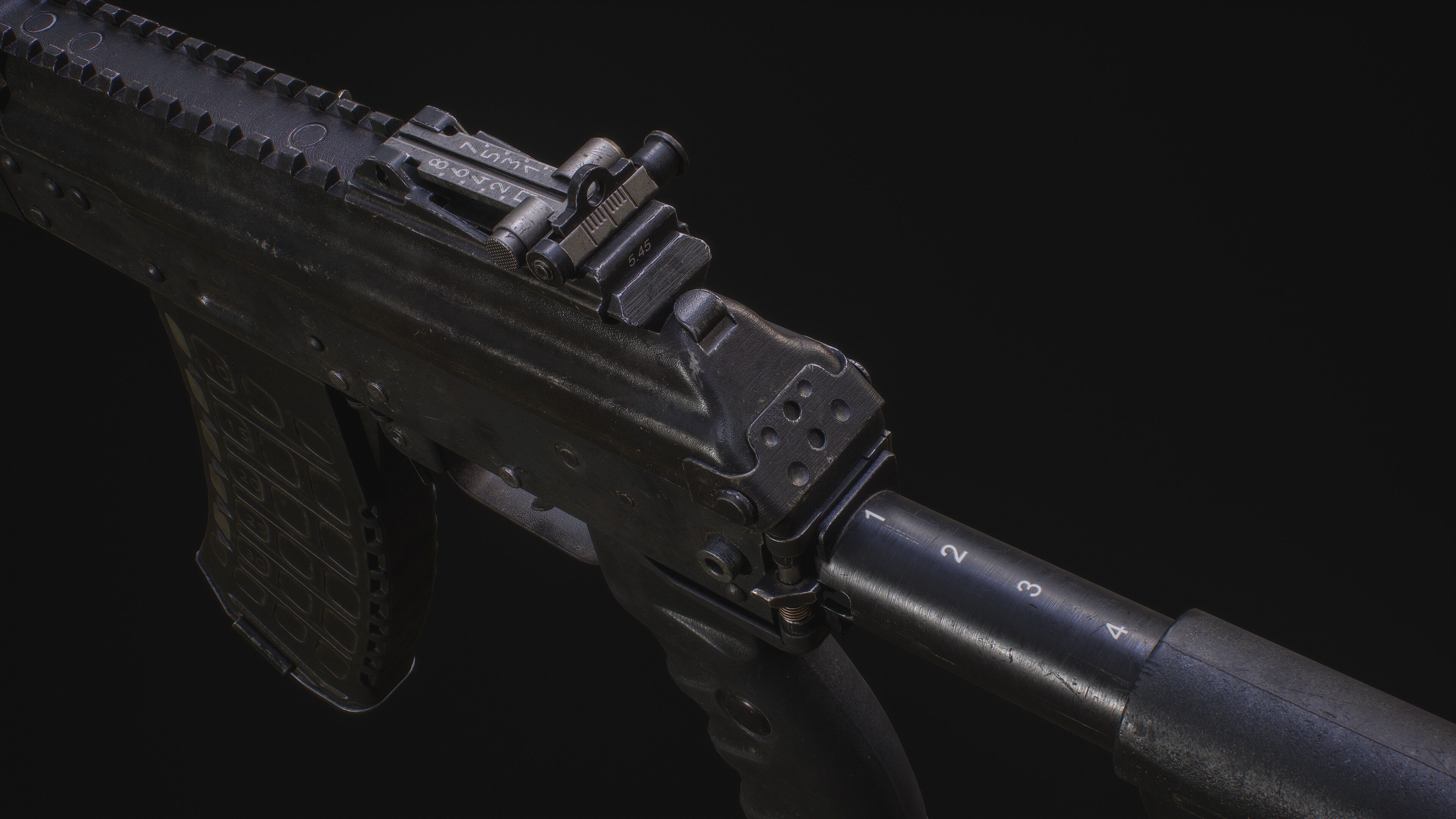 AK 12 Low-poly 3D model_3