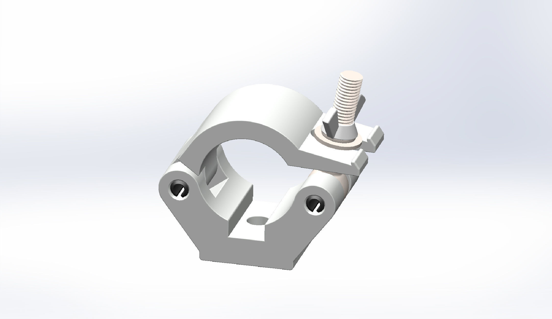 Clamp for pipe 48-51mm 750kg 3D model_5