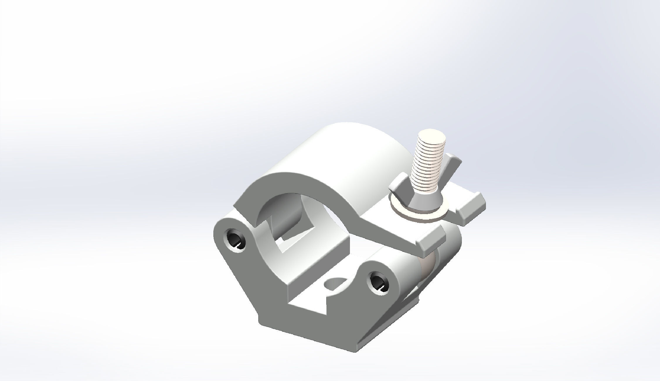 Clamp for pipe 48-51mm 750kg 3D model_6