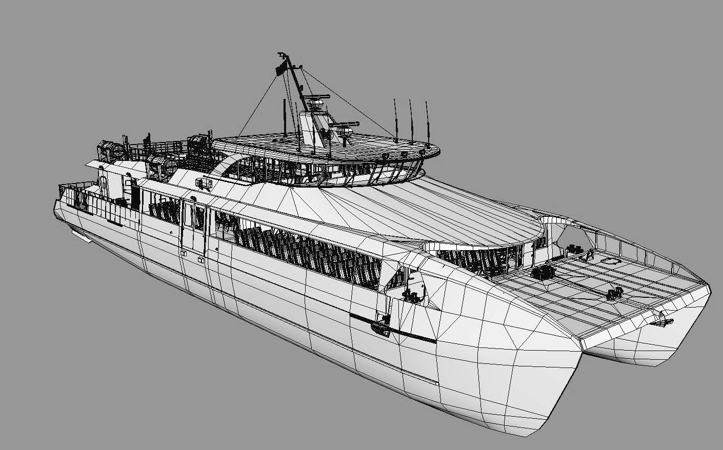  Passenger ferry 3D model_16
