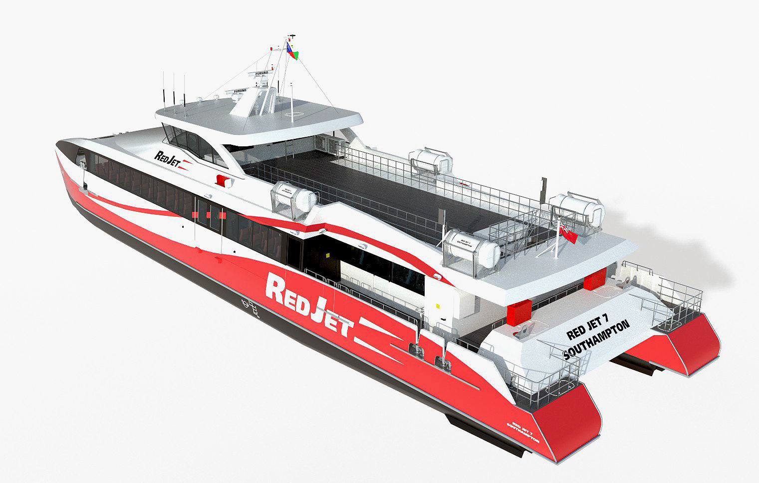  Passenger ferry 3D model_8
